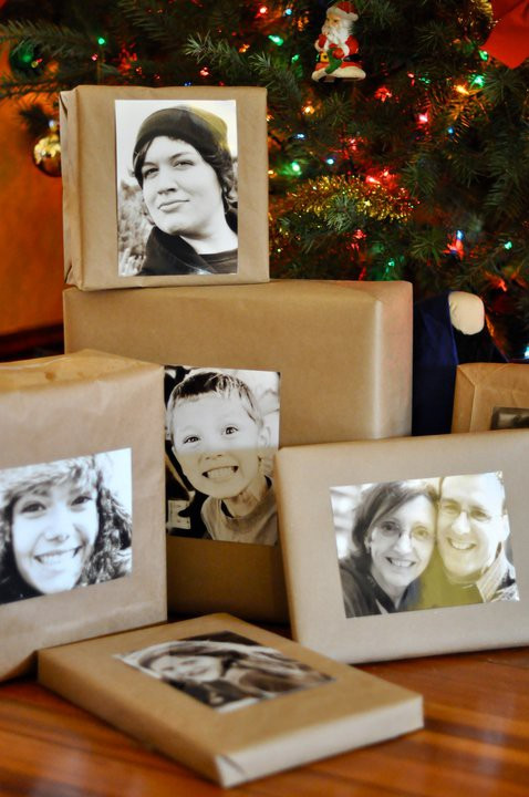 как креативно упаковать подарок родителям используя фотографии