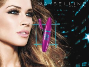 Эрин Уотсонс в рекламной кампании Maybelllne