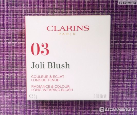 Румяна Clarins Joli blush фото