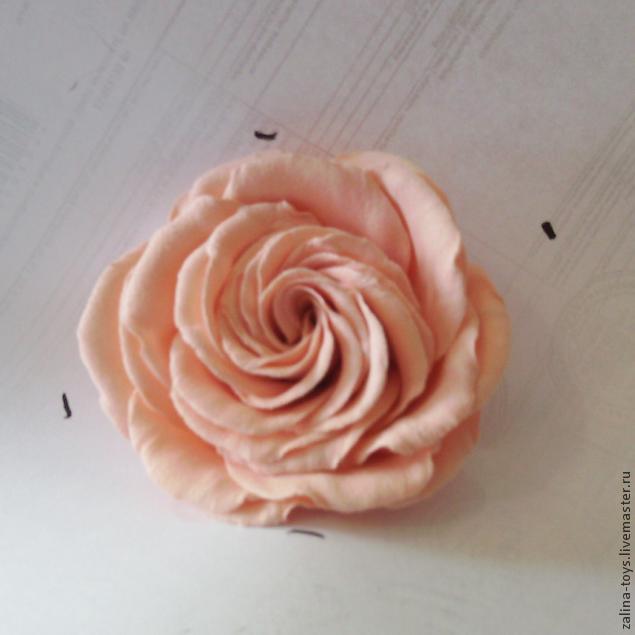 Делаем розы из фоамирана на примере венка-повязки, фото № 32