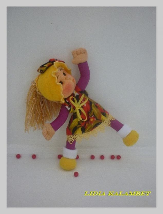 Развивающая игровая кукла из папильоток., фото № 23