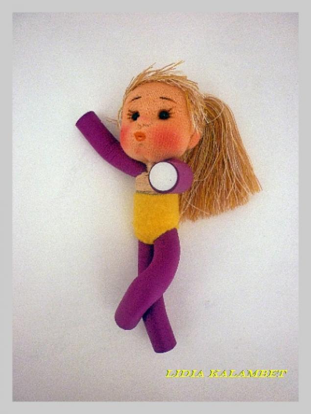 Развивающая игровая кукла из папильоток., фото № 11