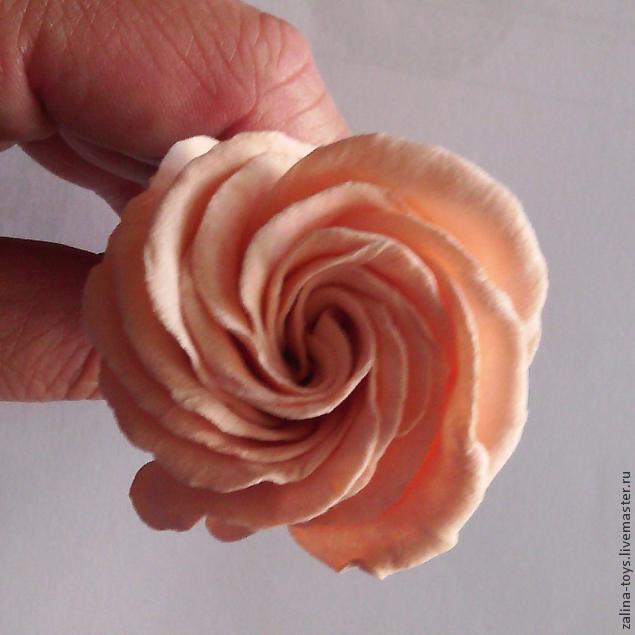 Делаем розы из фоамирана на примере венка-повязки, фото № 24