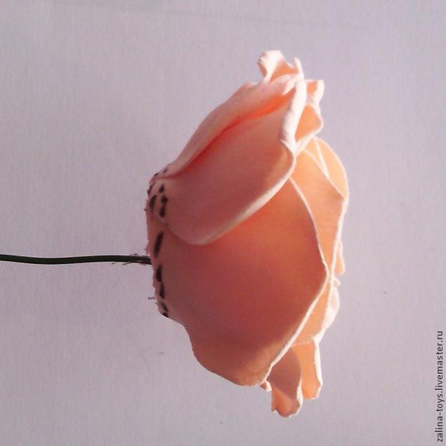 Делаем розы из фоамирана на примере венка-повязки, фото № 29