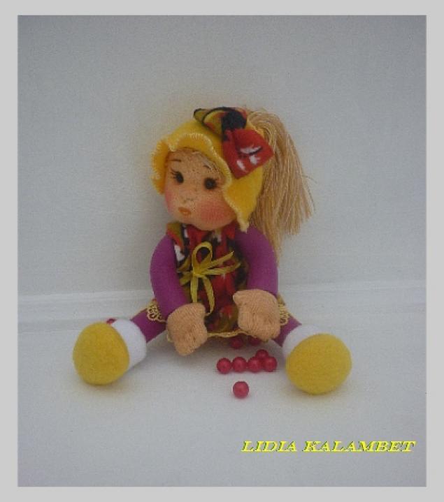 Развивающая игровая кукла из папильоток., фото № 24