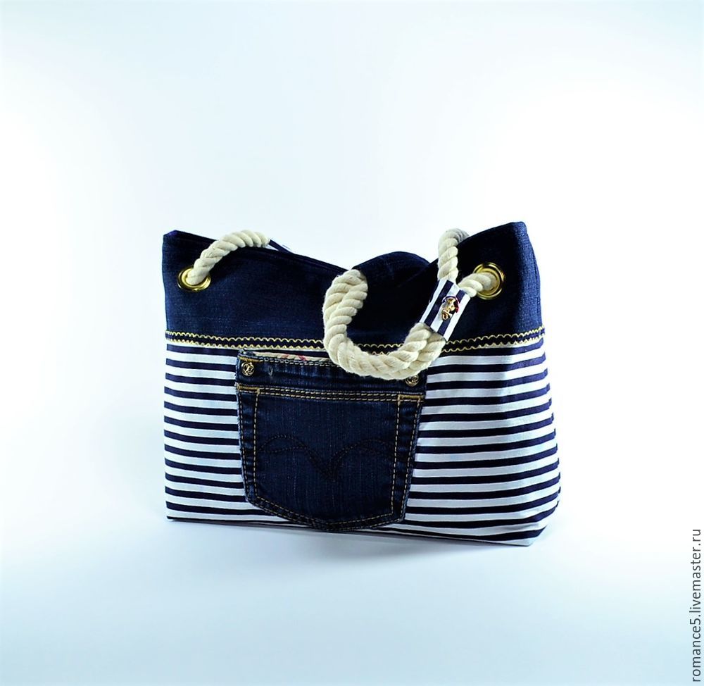 Шьем летнюю сумку в морском стиле, фото № 44