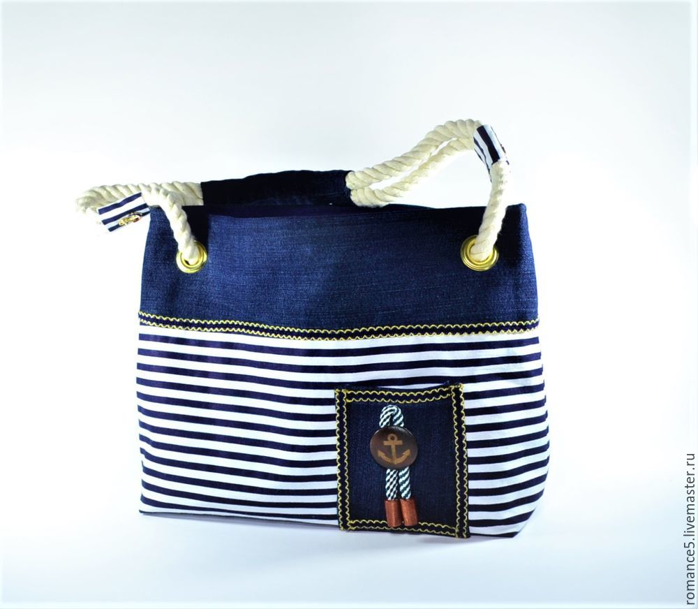 Шьем летнюю сумку в морском стиле, фото № 43