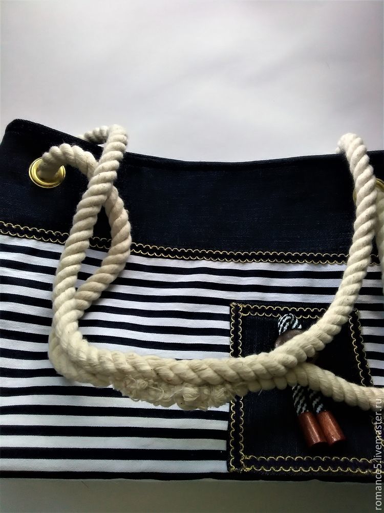Шьем летнюю сумку в морском стиле, фото № 40