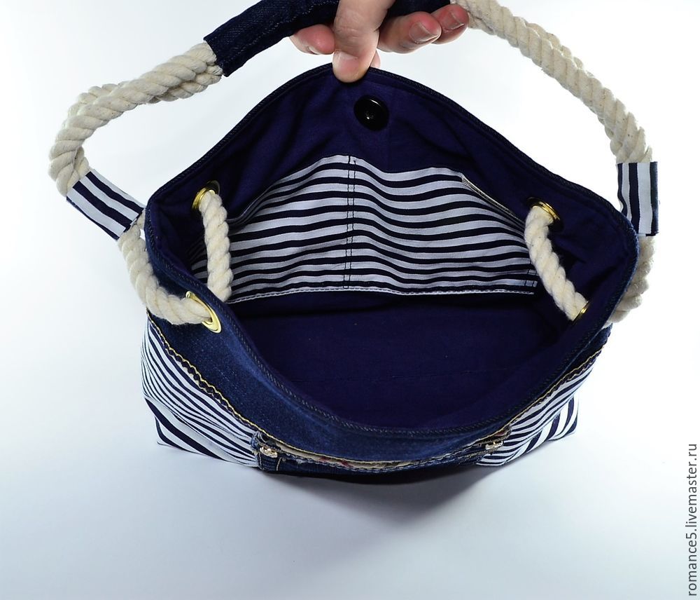 Шьем летнюю сумку в морском стиле, фото № 45