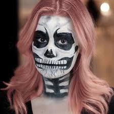 559068 - Грим на хэллоуин скелет для девушек