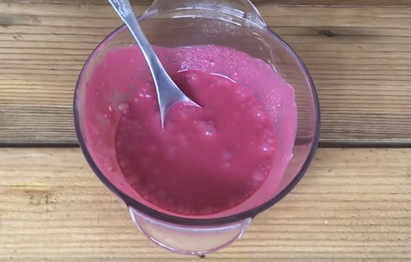 Маска из свеклы