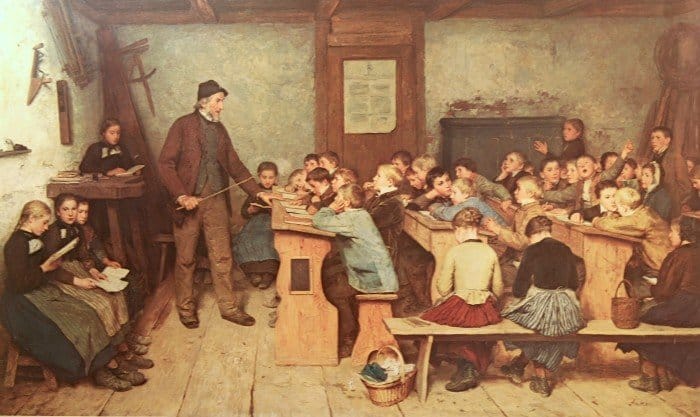 Анкера С. А. Сельская школа, 1858 г.