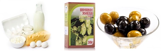 Продукты для груди