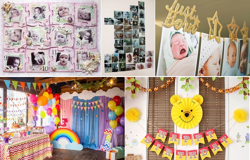 как украсить комнату на день рождения ребенка 1 год