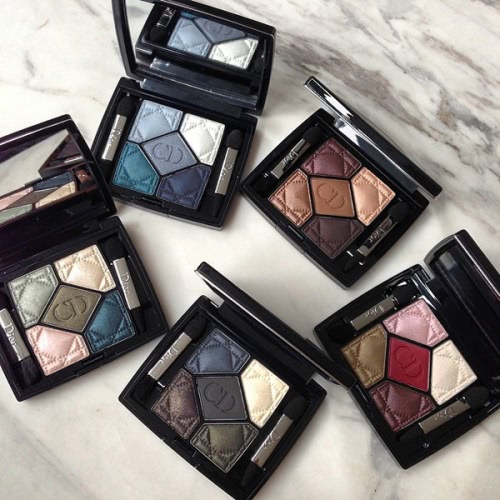 Dior 5 Couleurs Eyeshadow Palettes for Fall 2014  -  Осенняя коллекция макияжа 2014 от Диор