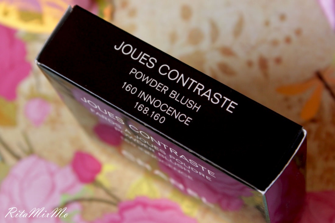 Румяна Joues Contraste Powder Blush # 160 Innocence из осенней коллекции Chanel états poétiques fall 2014 collection 