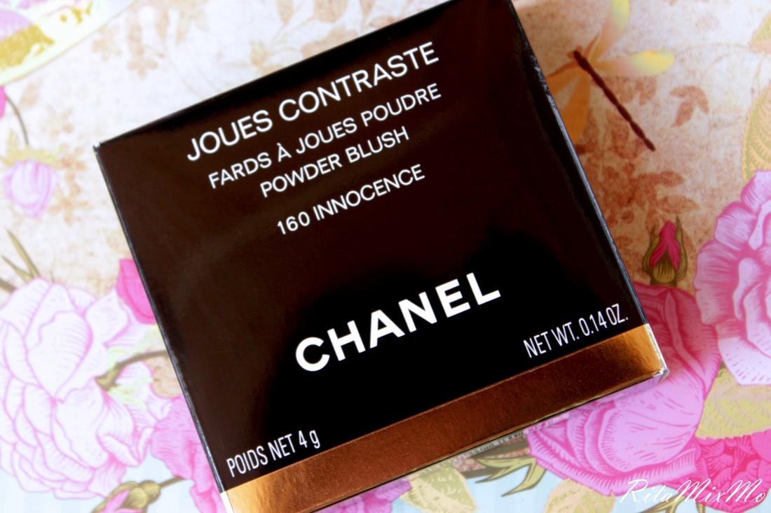 Румяна Joues Contraste Powder Blush # 160 Innocence из осенней коллекции Chanel états poétiques fall 2014 collection 