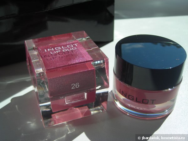 Первое знакомство с Inglot. Часть вторая. Средства для губ: Inglot AMC Lip Paint # 63, Inglot Lip Duo # 26