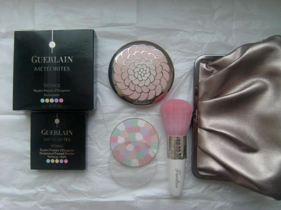 Три мои пудры: Guerlain Meteorites Voyage, Guerlain Parure, Chanel Soleil Tan