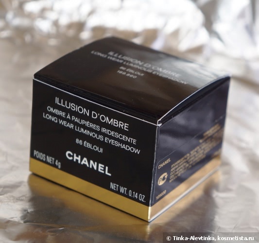 Ослепительный Chanel Illusion d’Ombre Long Wear Luminous Eyeshadow #86 Ebloui