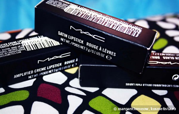 Mac Satin Lipstick,Mac Amplied Creme Lipstick,Mac Cremesheen Glass