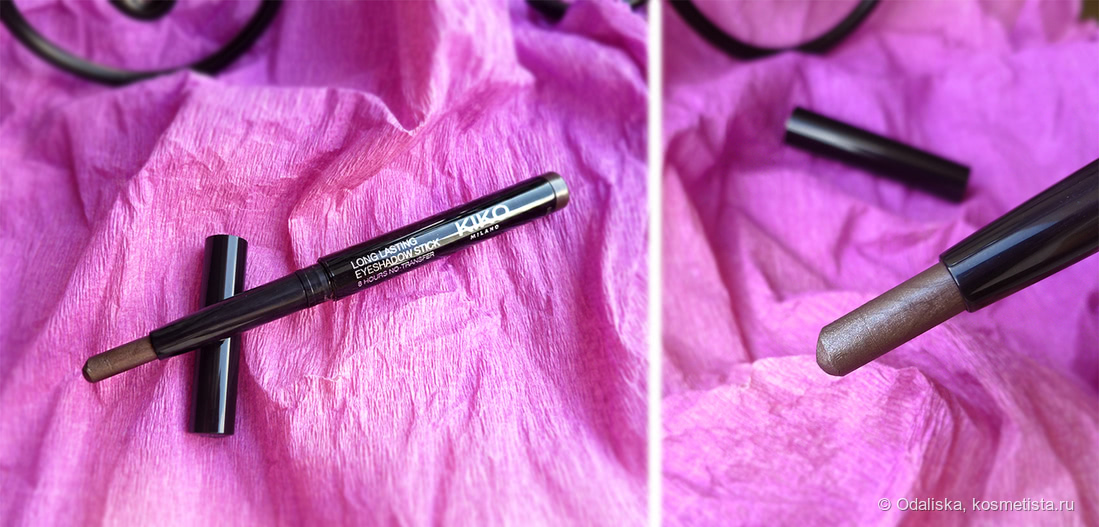 Kiko Milano Long Lasting Eyeshadow Stick #39 Dark Taupe + быстрые smoky-eyes