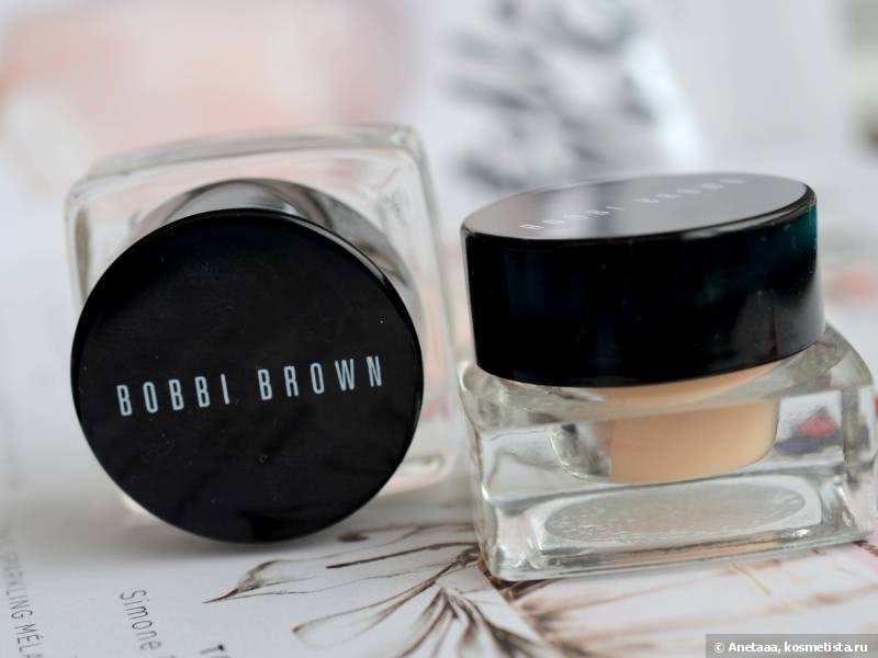 Bobbi Brown Long-Wear Cream Shadow в оттенках: Cement 19 и Shore 35
