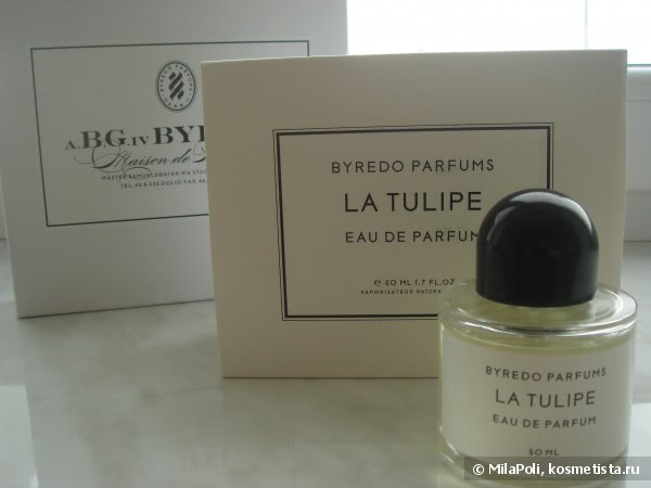 Byredo Parfums La Tulipe. Белые тюльпаны