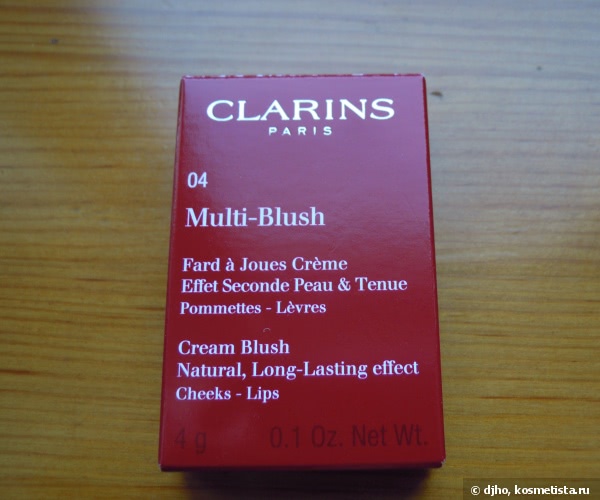 Кремовые румяна Clarins Multi-Blush Cream Blush Natural Long-Lasting Effect #04 Rosewood