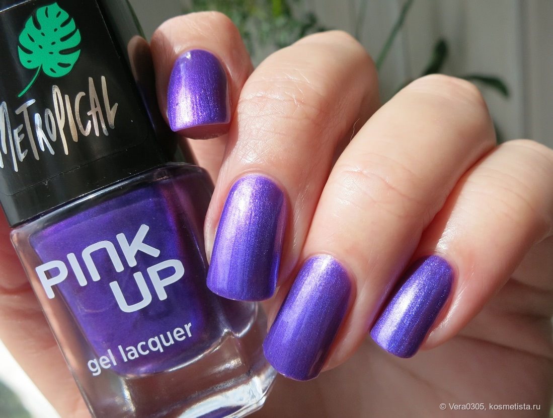 Pink Up Gel Lacquer Metropical 04 и 10