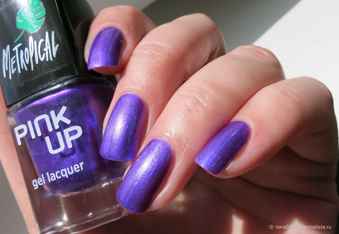 Pink Up Gel Lacquer Metropical 04 и 10