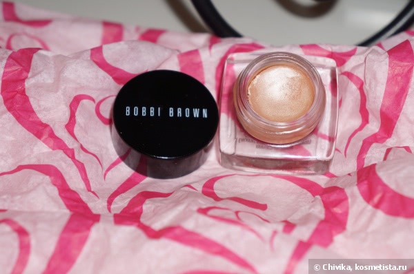 Сравнение кремовых теней Bobbi Brown Long-wear Cream Shadow Beach Honey, Mac Paint Pot Bare Study и Maybelline Pink Gold