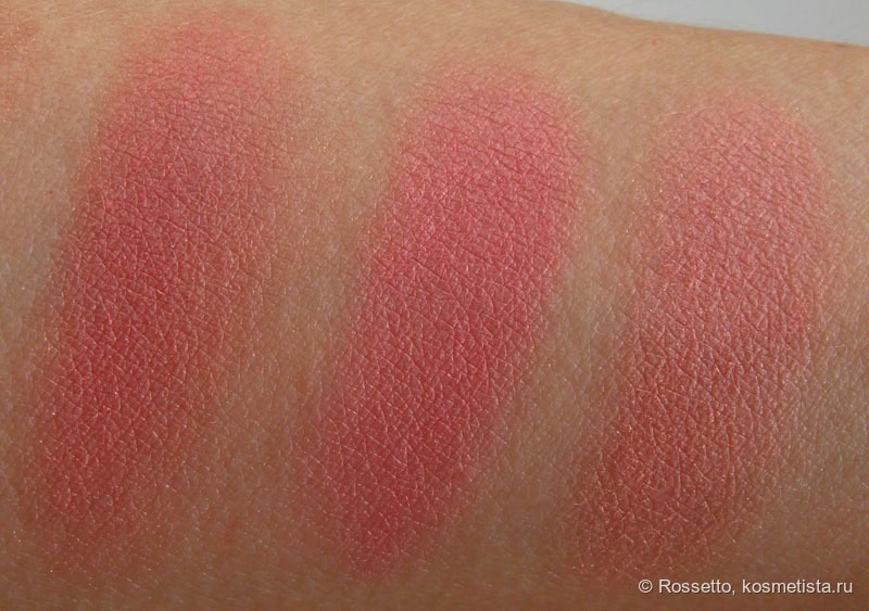 Розовые тёплые румяна: Chanel Joues Contraste 170 Rose Glacier и YSL Blush Volupté 6 Passionnée