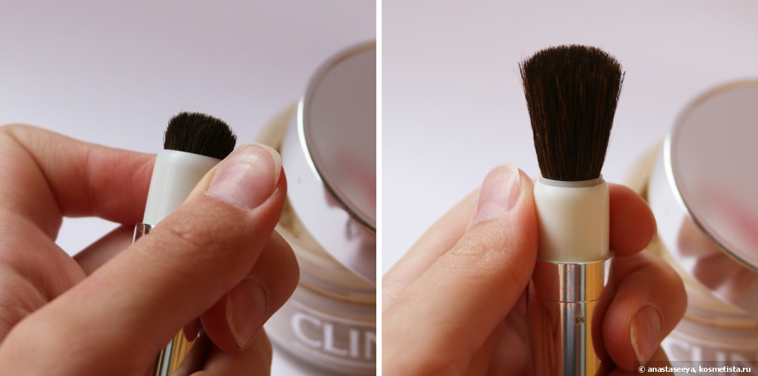 Незаменимая Clinique Blended Face Powder and Brush #20 Invisible Blend
