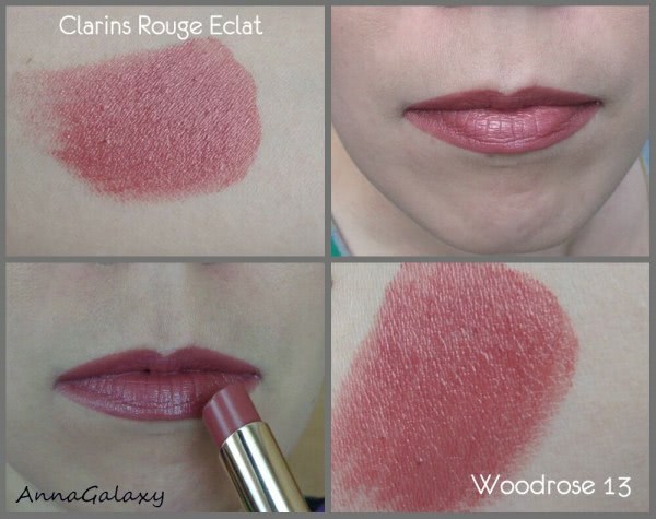 Clarins. Губная помада Rouge Eclat woodrose 13