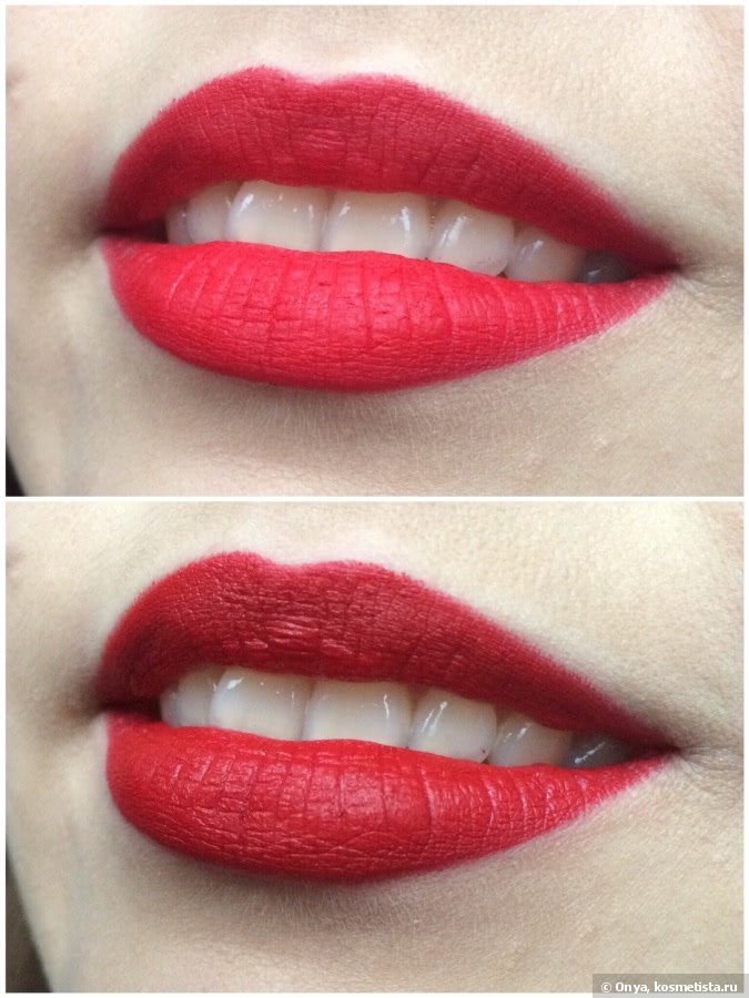 Сравнение идеальных красных: MAC Lipstick Retro Matte в оттенке Ruby Woo vs MAC Lipstick Matte в оттенке Russian Red