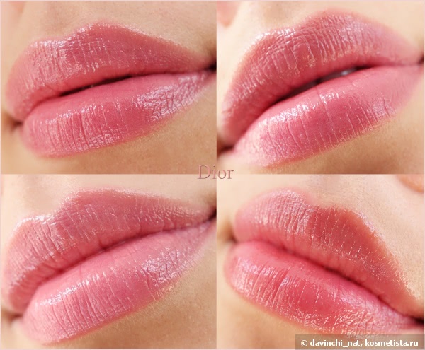 Красивые  губы с YSL Volupte Sheer Candy Glossy Lip Balm Crystal Color #02, Dewy Papaya  &  Dior Addict Lip Glow Color Reviver Balm   #004, Coral