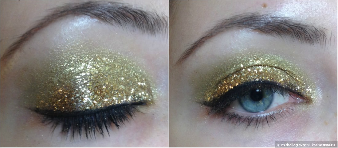 Mac Rocky Horror Picture Show Glitter в оттенках 3D black и Gold