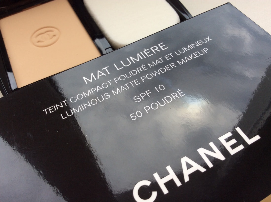 Chanel Mat Lumiere Luminous Matte Powder Makeup Spf10  # 50 Poudre