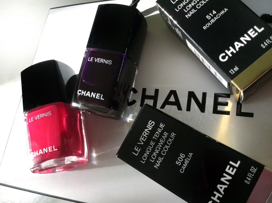 Chanel Le Vernis Longwear Nail Colour #514 Roubachka, #506 Camelia