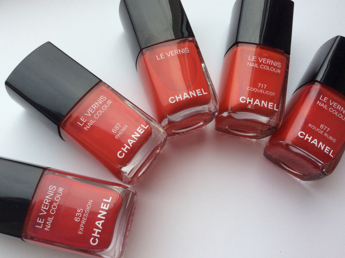 Chanel Coco Code Spring 2017 Makeup - Chanel Le Vernis Longwear Nail Colour 546 Rouge Red