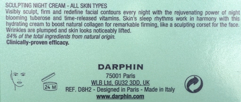 Darphin Predermine Sculpting Night Cream. Мои впечатления