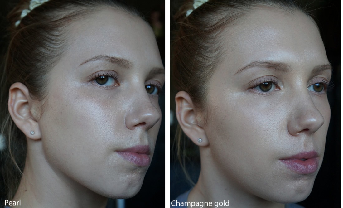 Becca Shimmering Skin Perfector Illuminator SPF 25+ в оттенках Pearl, Opal, Moonstone и Champagne Gold