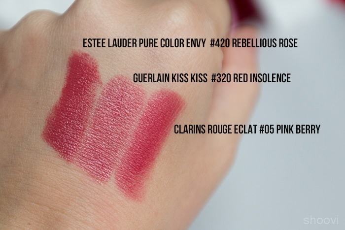 Помада Clarins Rouge Eclat Satin Finish Age-Defying Lipstick в оттенке #05 Pink Berry