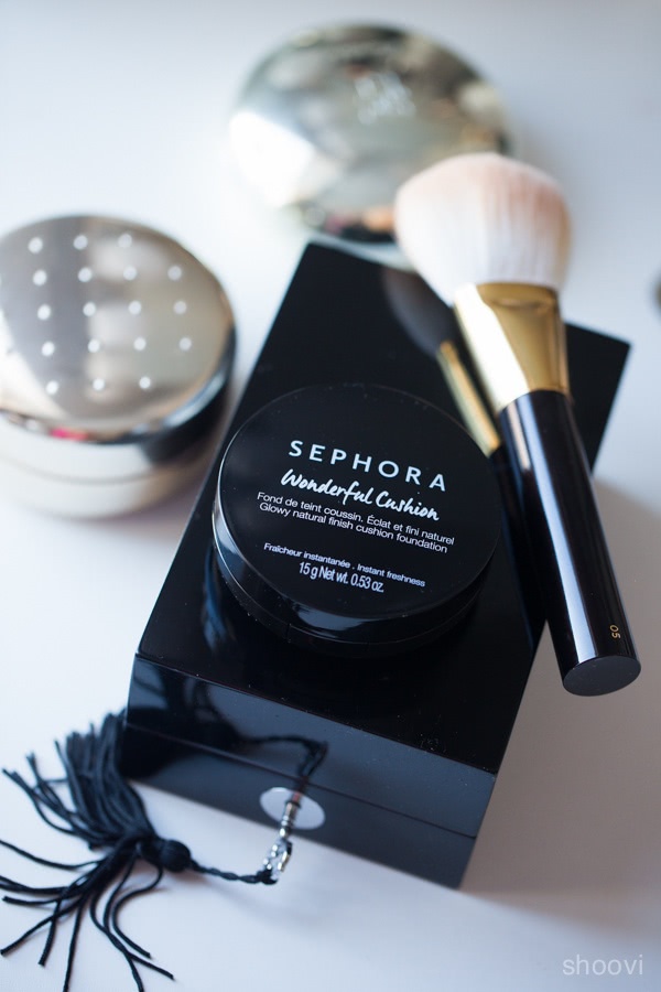 Компактная тональная основа Sephora Wonderful Cushion в оттенке 104 soft beige