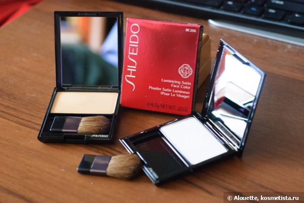 Смешиваю два хайлайтера-сиялки Shiseido Luminizing Satin Face Color WT905 