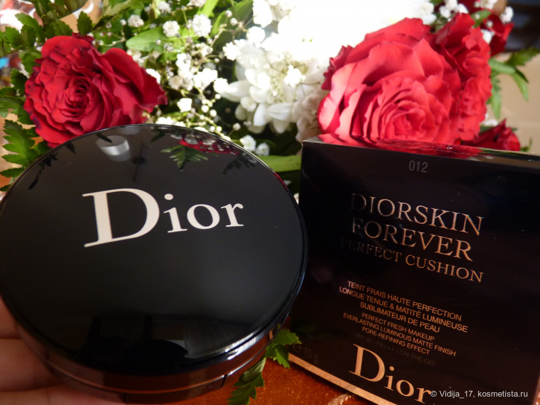 Новинка! Dior Diorskin Forever Perfect Cushion Perfect Fresh Makeup Everlasting Luminous Matte Finish Pore-Refining Effect SPF 35 - PA+++