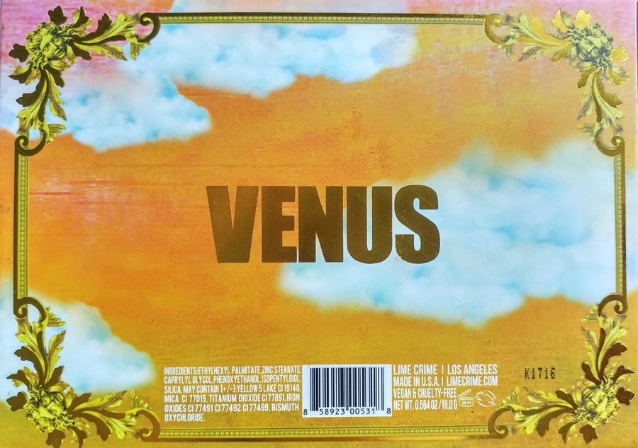 Lime Crime - Venus The Grunge Eyeshadow Palette