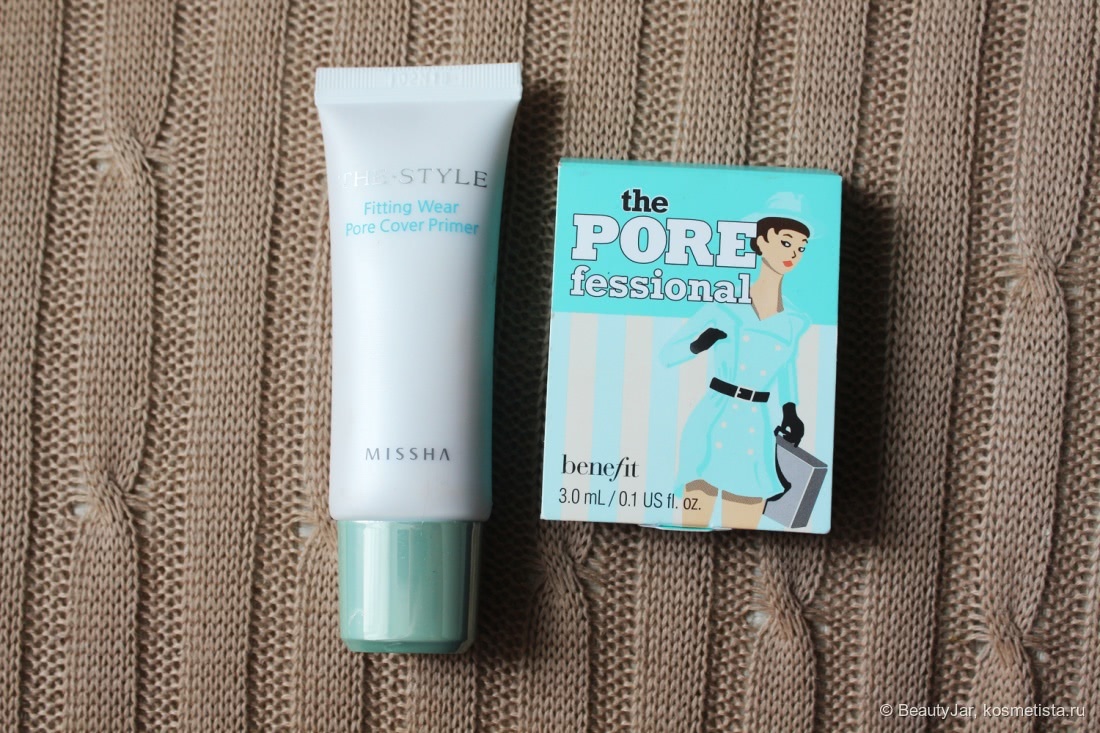 Затирки для пор: Missha The Style Fitting Wear Pore Cover Primer VS Benefit The Porefessional Pro Balm To Minimize The Appearance Of Pores