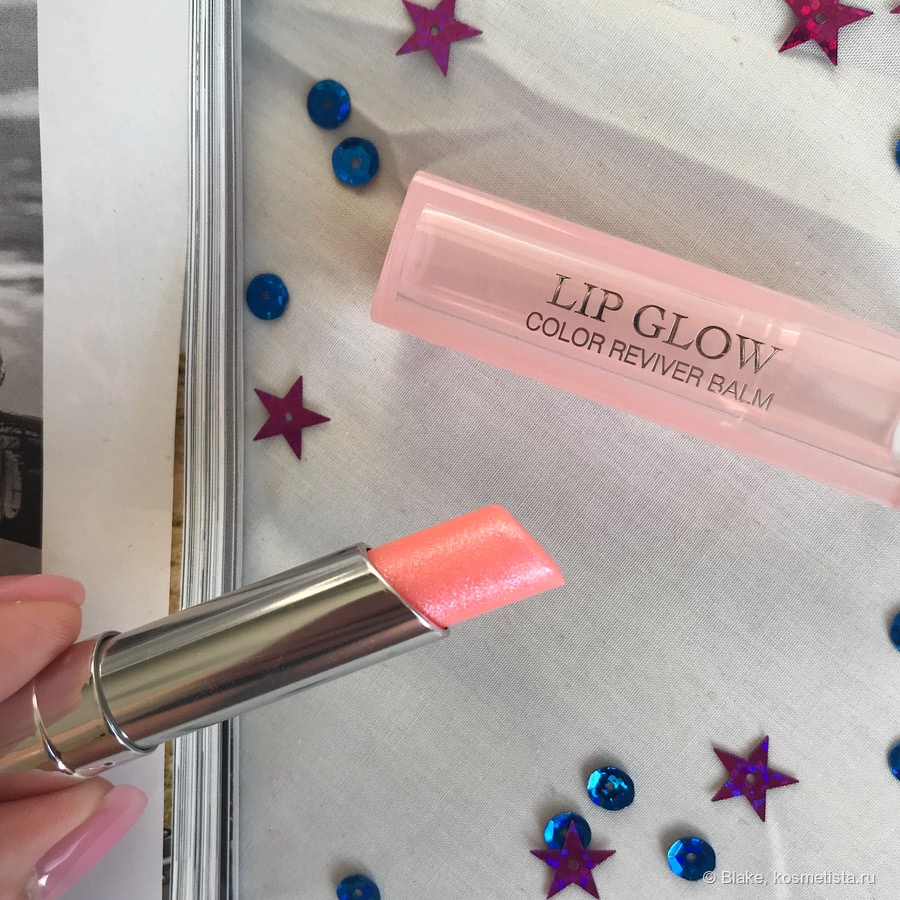 Dior Addict  lip glow в оттенке 010 holo pink